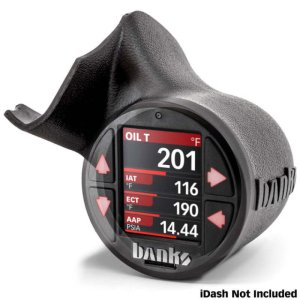 Toyota Tundra Gauge Pod Kit - Banks Power - Stealth Pod - Black - `22-`24